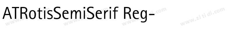 ATRotisSemiSerif Reg字体转换